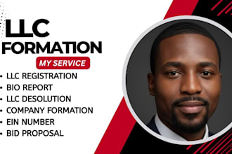 handle us llc formation ein, company setup, bio filing, tax support