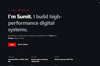 build custom website design and landing page