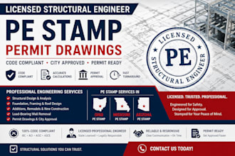 provide licensed structural engineer ohio pe stamp missouri arizona pe stamp
