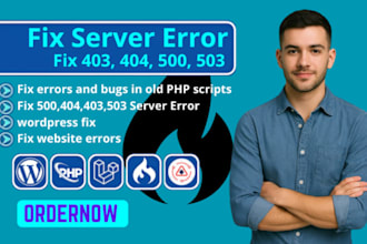fix 403 404 500 503 server errors and website issues fast or shopify broken link