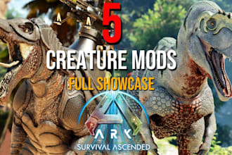 create custom ark survival ascended mods ark creatutre mods unreal engine