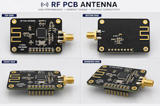 design rf pcb antenna, rf matching network, wifi, bluetooth and lora PC