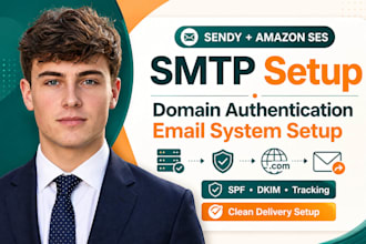 setup sendy with amazon ses smtp domain authentication email system