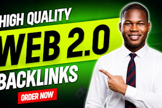 build high DR da value web 20 dofollow ai SEO service quality authority backlink