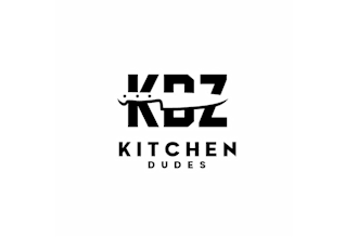 design unique kitchen dudes logo