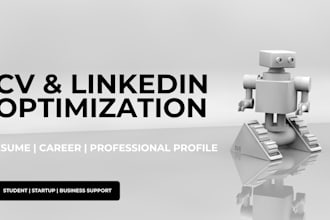 review improve and optimize your CV resume and linkedin