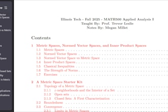 create latex math textbook from handwritten coursenotes