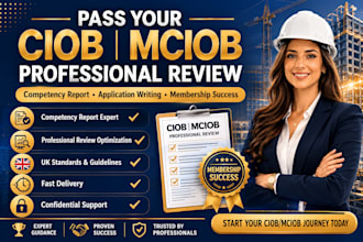 help you pass your ciob mciob professional review and competency report
