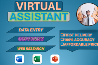 do accurate data entry and copy paste work and web research