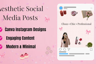 make aesthetic canva posts