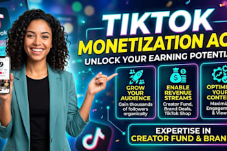 help you unlock tiktok monetization and creator rewards program fast