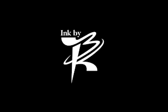 design professionals luxury black gray realism tattoo studio logo