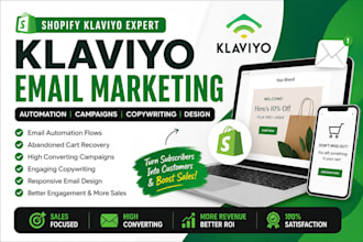 do email automation shopify klaviyo expert email campaign email copywriting