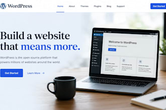 built a modern wordpress website that converts