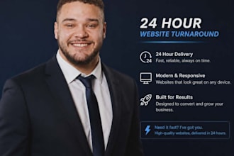 build a budget business website in 24 hours