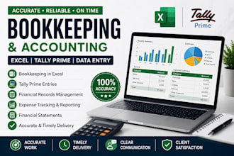 do bookkeeping in excel and maintain financial records