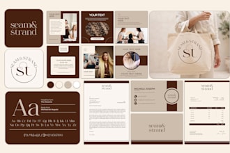design business logo and brand identity branding kit