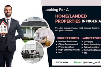 help with real estate sales, landed properties, home properties in nigeria