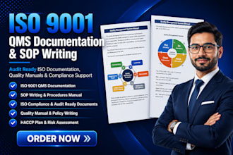 provide iso 27001, iso 9001 documentation, sop, isms and audit support