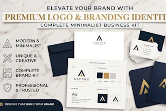 design business logo corporate brand identity and real estate design for startup