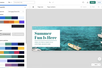 design an email banner