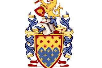 design shield and crest heraldry logo