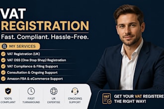 handle uk, eu vat registration, deregistration, filing, compliance, and vat oss