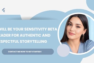 be sensitivity beta reader