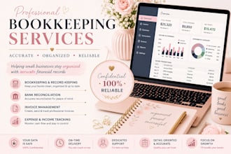 do bookkeeping, invoice management, and accurate data entry