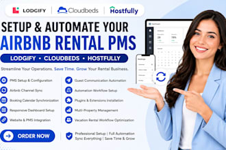 setup lodgify cloudbeds hostfully automation sync dashboard airbnb rental pms