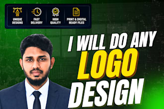 design a custom brand logo with modern style