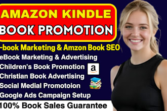 amazon kindle book promotion ebook marketing social medial marketing google ads