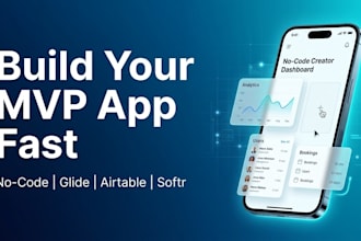 build your mvp mobile app using glide, airtable and softr