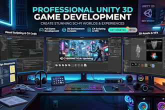 create 3d unity game for you