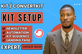 setup convertkit email sequence convertkit newsletter convertkit landing page