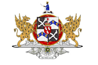 design luxury regal heraldic family crest coat of arms logo
