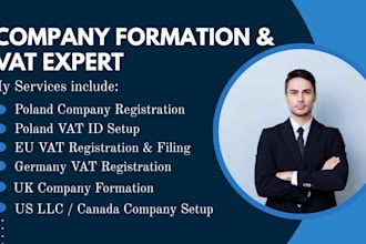do poland company registration, hong kong CPA audit, vat id in poland, canada