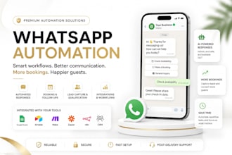 set up whatsapp business automation for hotels and service businesses