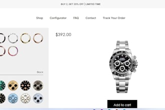 create a watch configurator with kickflip