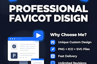 design modern favicon for your website