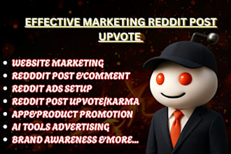 promote ai saas marketing website via reddit seo post product