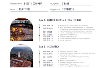 create a personalized and budget travel itinerary