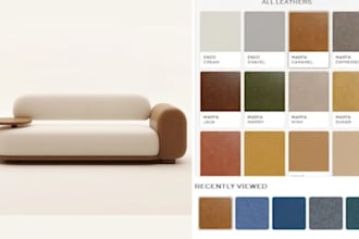 do 2d, 3d furniture sofa, chair, bed, table configurator on zakeke, kickflip