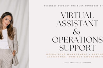 provide executive assistance and operations support