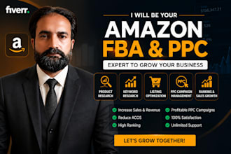 create seo amazon fba product listing and manage ppc ads