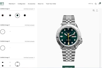build a shopify watch configurator using kickflip