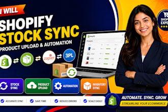 shopify stock sync product upload shopify automation inventory sync zapier 3pl
