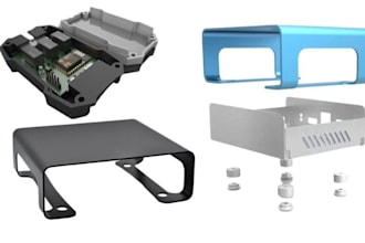 design cnc ready pcb electronics housing enclosure tool box cad design solidwork