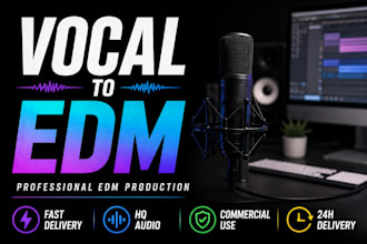 turn your song or vocals into a custom ai edm remix
