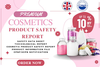 safety data sheet toxicology report for cosmetic product in uk scpn opss eu cpnp